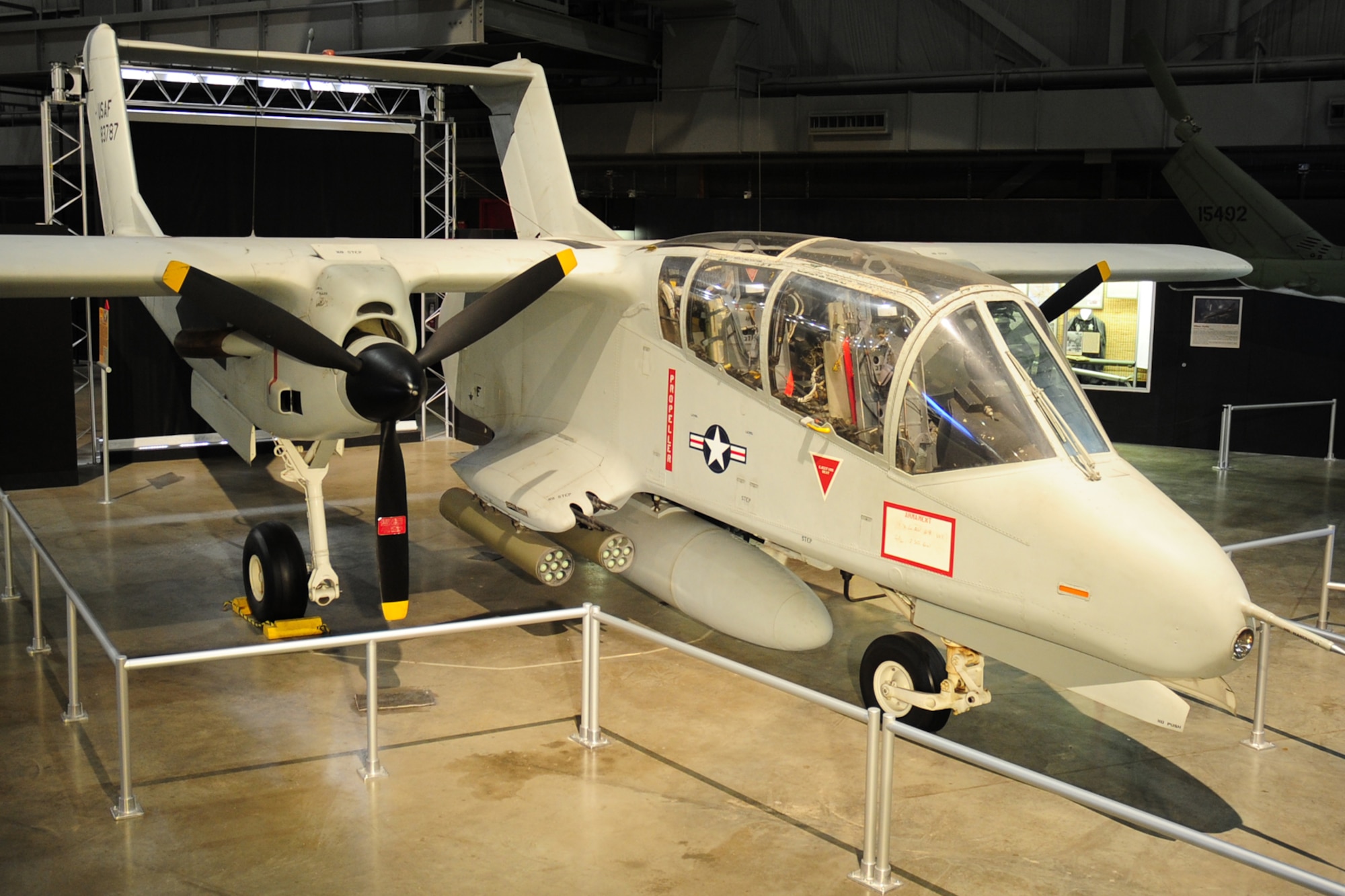 DAYTON, Ohio -- North American Rockwell OV-10A in the Southeast Asia War Gallery at the National Museum of the United States Air Force. (U.S. Air Force photo) 