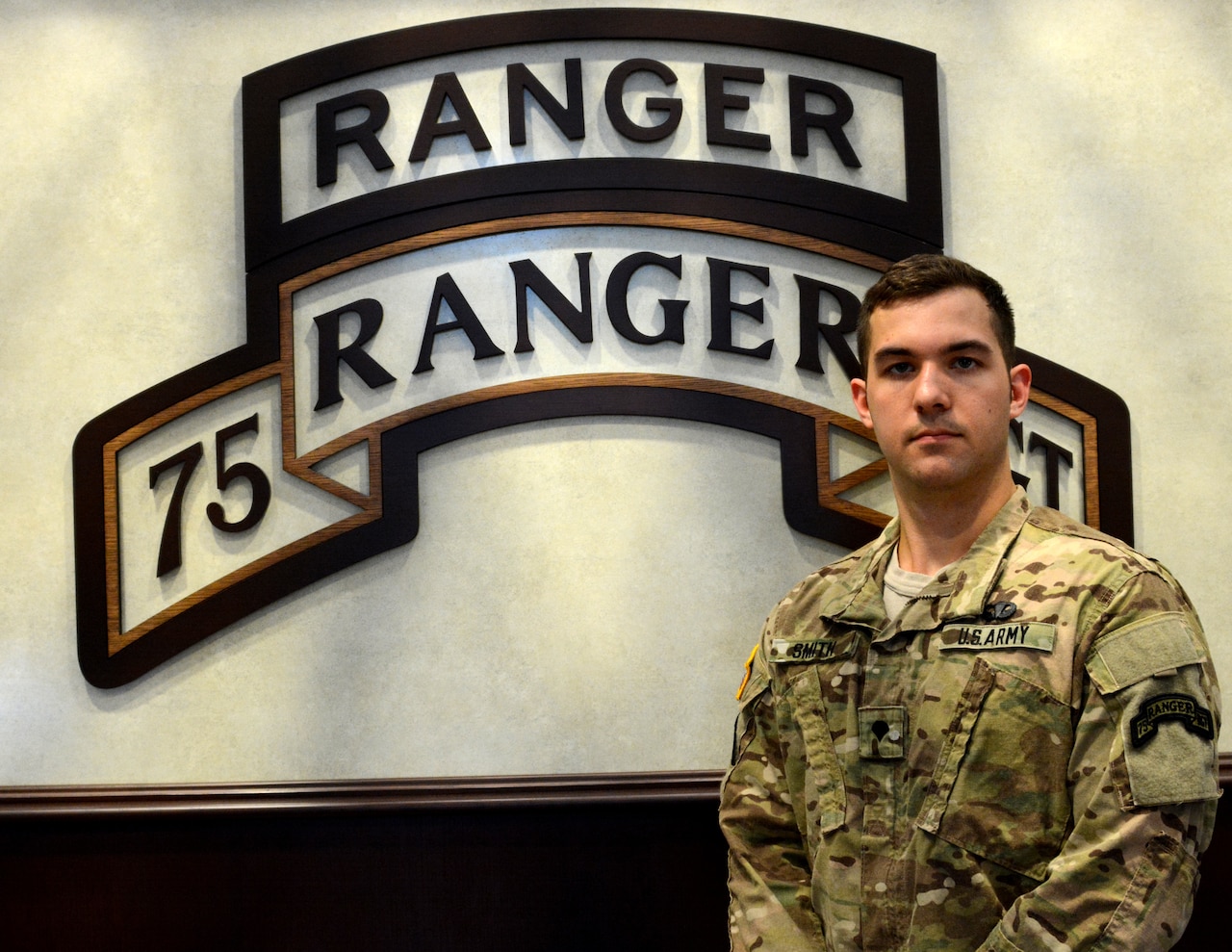 Army Spc. Luke Smith, 75th Ranger Regiment, saved the life of a drowning child, July 11, 2015, at Fort Benning, Georgia. U.S. Army photo by Sgt. 1st Class Michael R. Noggle