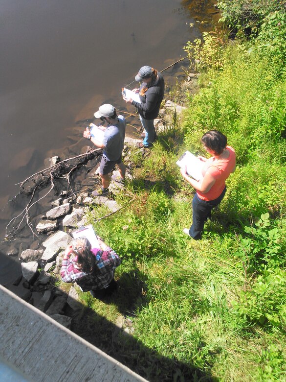 The U.S. Army Corps of Engineers, Buffalo District Great Lakes Tributary Modeling (GLTM) Program Team, under Section 516(e) of the Water Resources Development Act of 1996, conducted a training for citizen scientists in St. Lawrence County regarding stream and watershed assessment procedures, July 16, 2015.