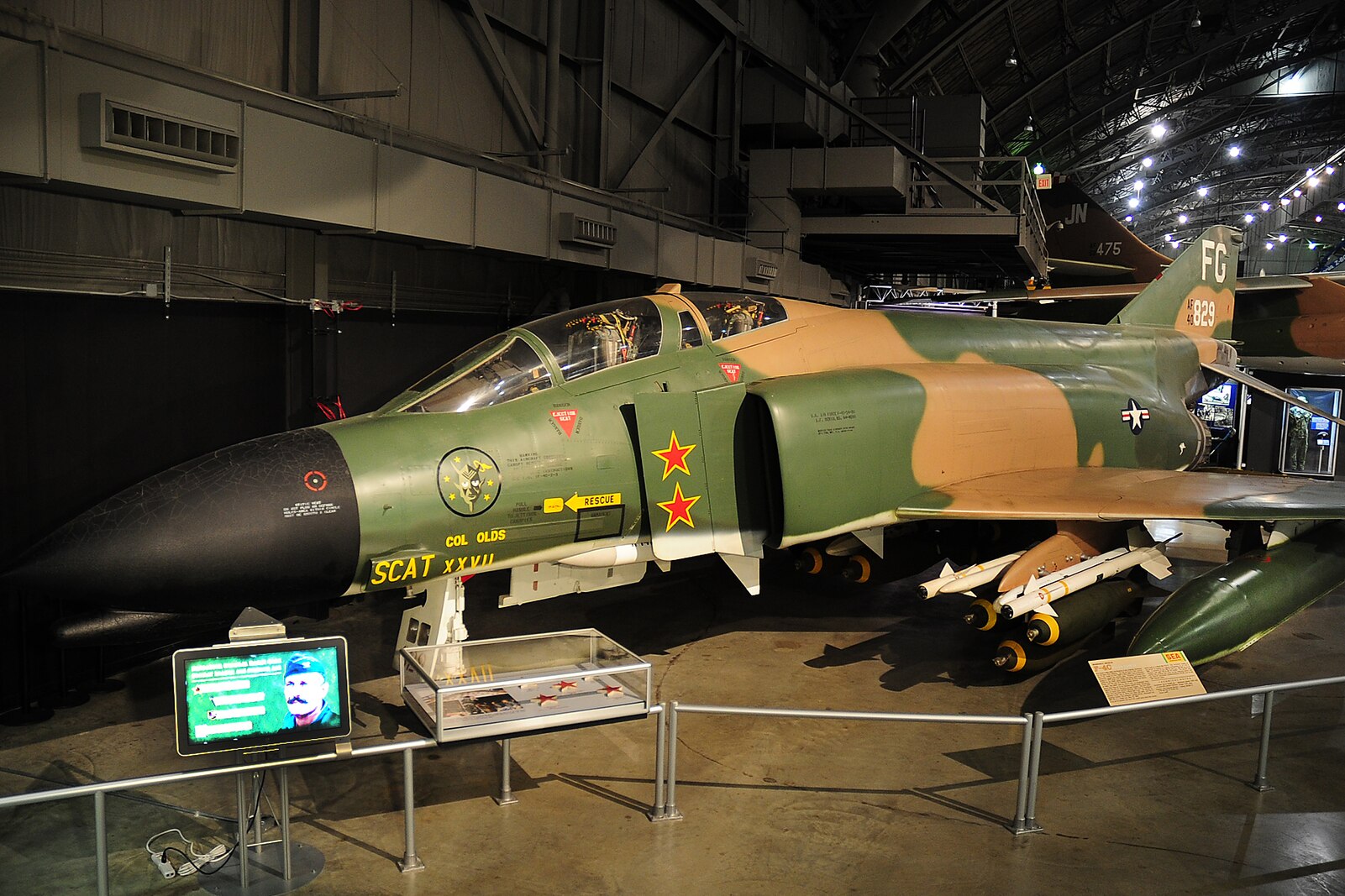 DAYTON, Ohio -- McDonnell Douglas F-4C Phantom II in the Southeast Asia War Gallery at the National Museum of the United States Air Force. (U.S. Air Force photo)