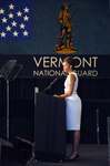 First Lady Michelle Obama visits Vermont expressing her appreciation to
military families for the sacrifices they have made at the Vermont Army
National Guard's Aviation Support Facility, June 30, 2011.