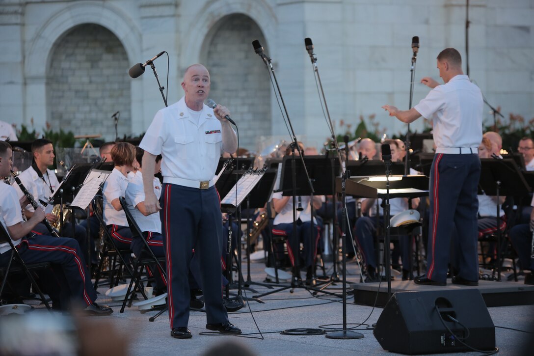 On July 22, 2015, the Marine Band performed a Summer Fare concert at the U.S. Capitol. (U.S. Marine Corps photo by Master Sgt. Kristin duBois/released)