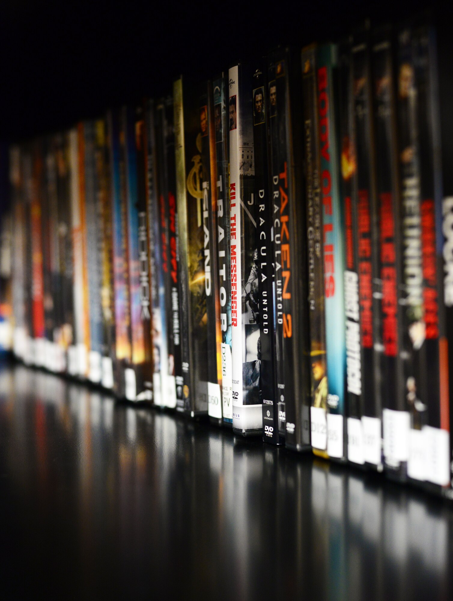The Malmstrom Air Force Base Central Dorm Management Office rents movies and video games free to Airmen. New items are purchased approximately every Tuesday as new releases go on sale. (U.S. Air Force photo/Airman 1st Class Magen M. Reeves)