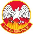 64th Air Refueling Squadron shield.