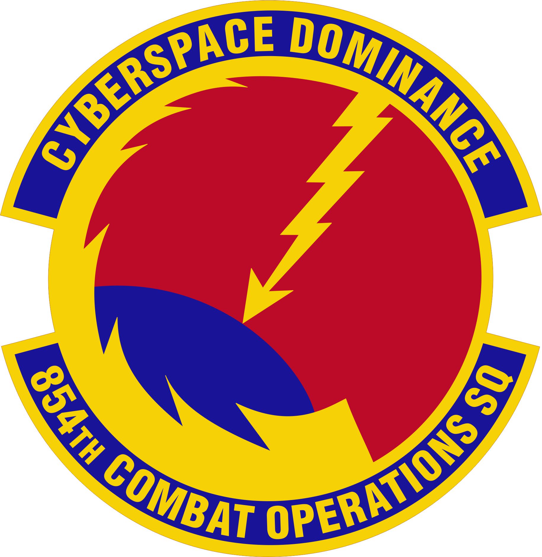 854 Combat Operations Squadron emblem