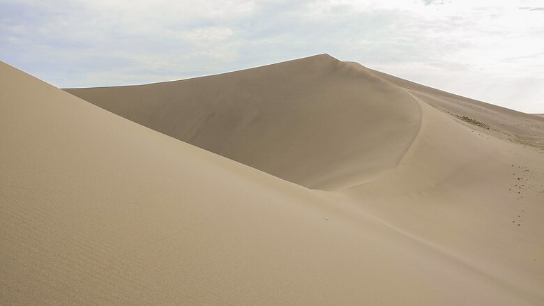 The largest single structure dune in North America, the Bruneau Dunes offer everything from swimming to sandboarding. There are attractions for all age groups to include camping, hiking and an observatory. (U.S. Air Force photo by Airman 1st Class Connor J. Marth)