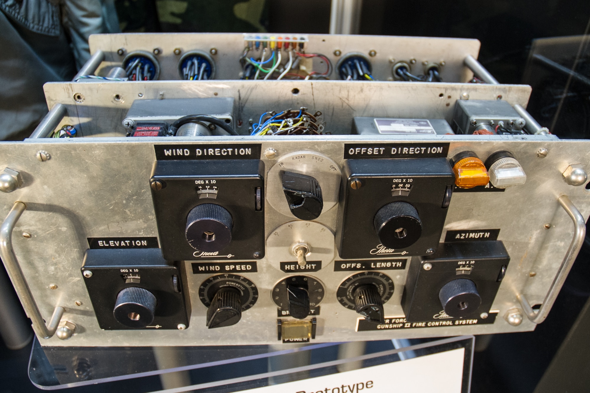 DAYTON, Ohio -- AC-130A Prototype Fire Control Computer on display in the Southeast Asia War Gallery at the National Museum of the U.S. Air Force. (U.S. Air Force photo)