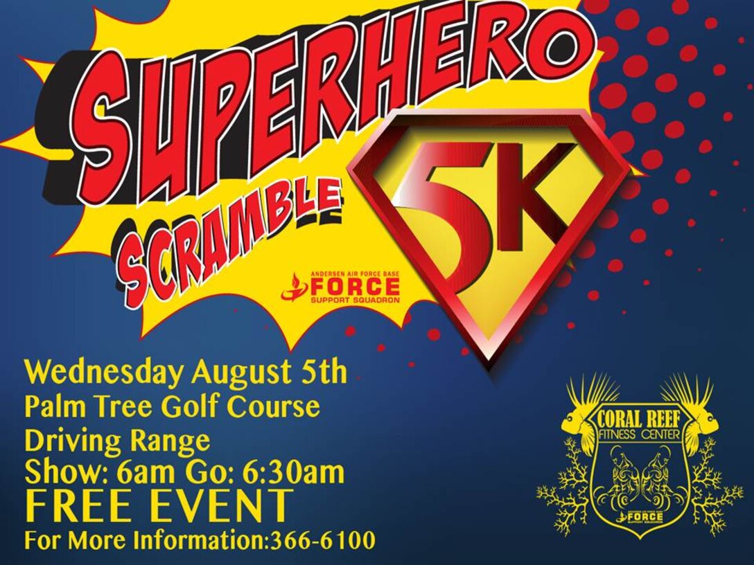 Superhero Scramble 5K @ the Palm Tree Golf Course Driving Range