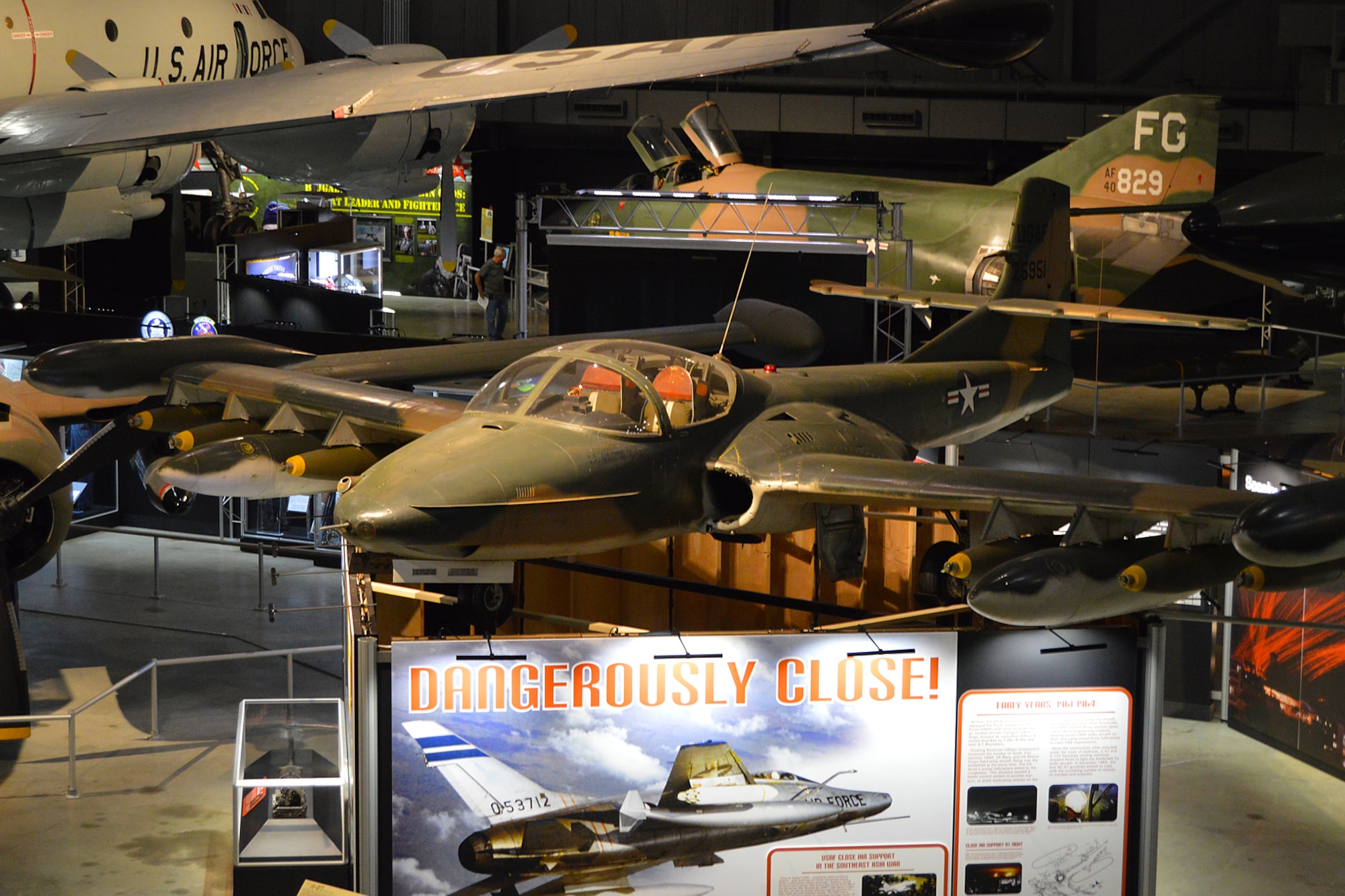 DAYTON, Ohio -- Cessna YA-37A Dragonfly in the Southeast Asia War Gallery at the National Museum of the United States Air Force. (U.S. Air Force photo) 