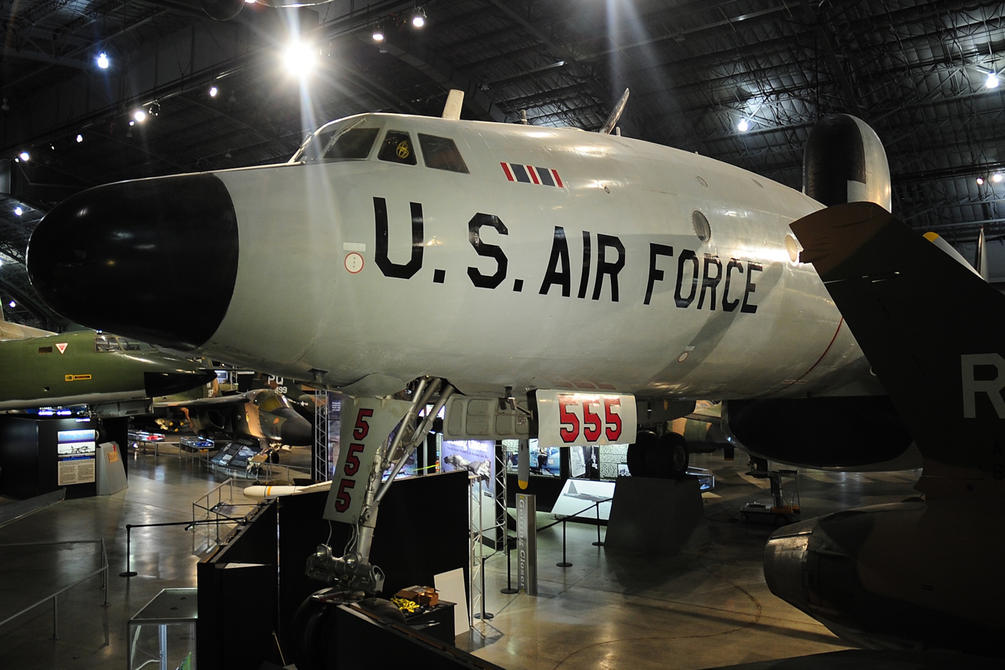 DAYTON, Ohio -- Lockheed EC-121D Constellation in the Southeast Asia War Gallery at the National Museum of the United States Air Force. (U.S. Air Force photo) 