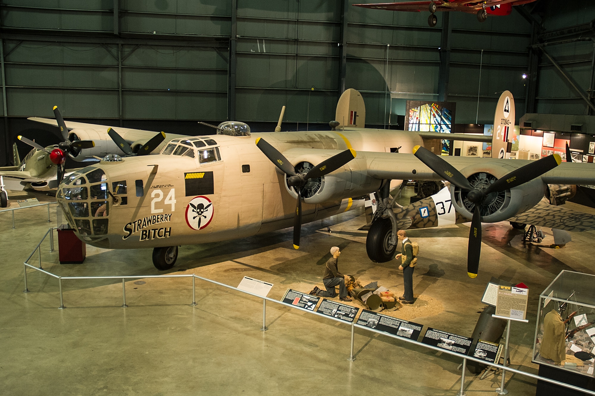 DAYTON, Ohio -- Consolidated B-24D Liberator in the World War II Gallery at the National Museum of the United States Air Force. (U.S. Air Force photo) 
