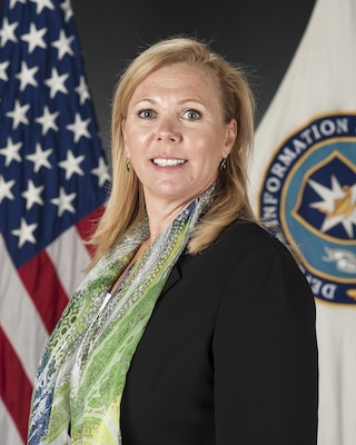 Portrait of Mrs. Mary O'Shea, Provost, at the Defense Information School, Fort George G. Meade, Md., May 19, 2015. (DoD photo/Released)