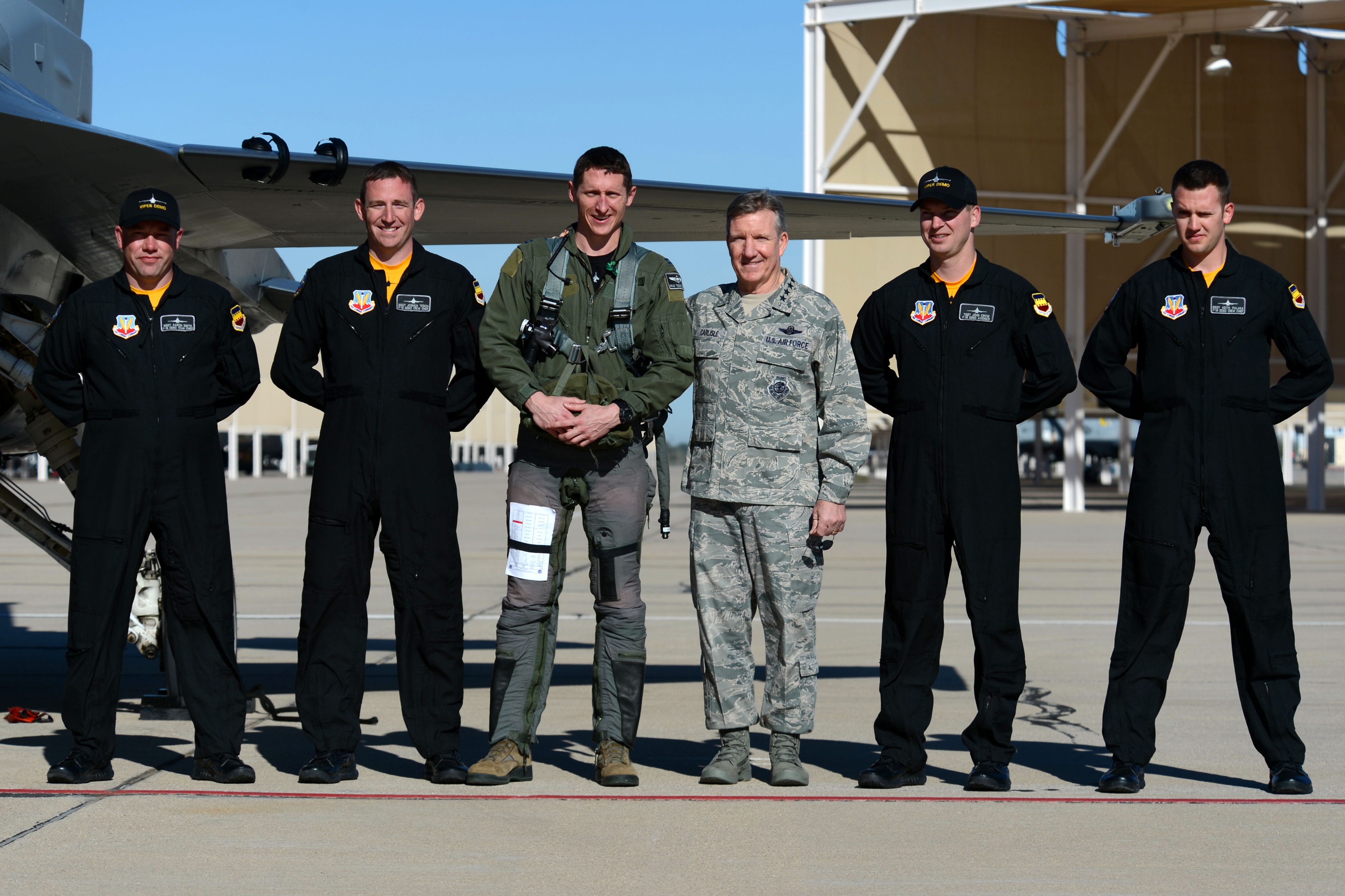 Air Force Capt Craig “rocket” Baker F 16 Viper Demo Team Pilot