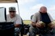 U.S. Army National Guard Sgt. 1st Class Rene Wilson, and Sgt. Chris Cudd, South Carolina Army National Guard Marksmanship Training Unit soldiers, control a RQ-11B Raven during training on Small Unmanned Aerial Systems at Poinsett Electronic Combat Range, Wedgefield, S.C., July 28, 2015. The Raven provides a live feed of target information to both the laptop and controller connected to it. (U.S. Air Force photo by Senior Airman Diana M. Cossaboom/Released)