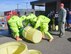 The Kirtland Fire Department hosted a two-week training in handling hazardous materials.  Firefighters from other bases around the country came to Kirtland for the training. (Photo by Todd Berenger) 
