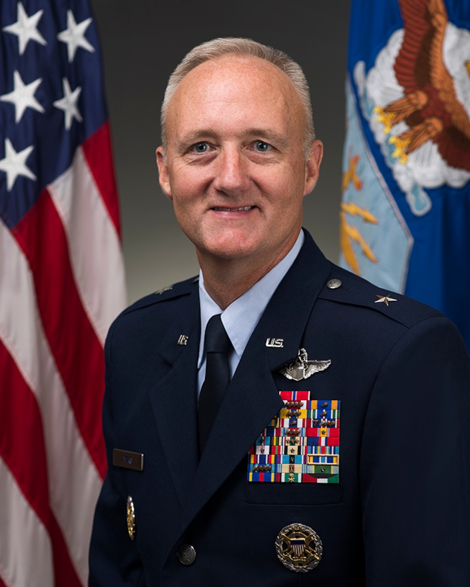 Brig. Gen. Thomas Ayers was photographed in the Pentagon on July 23, 2015, Washington, D.C. (U.S. Air Force photo/Jim Varhegyi) 