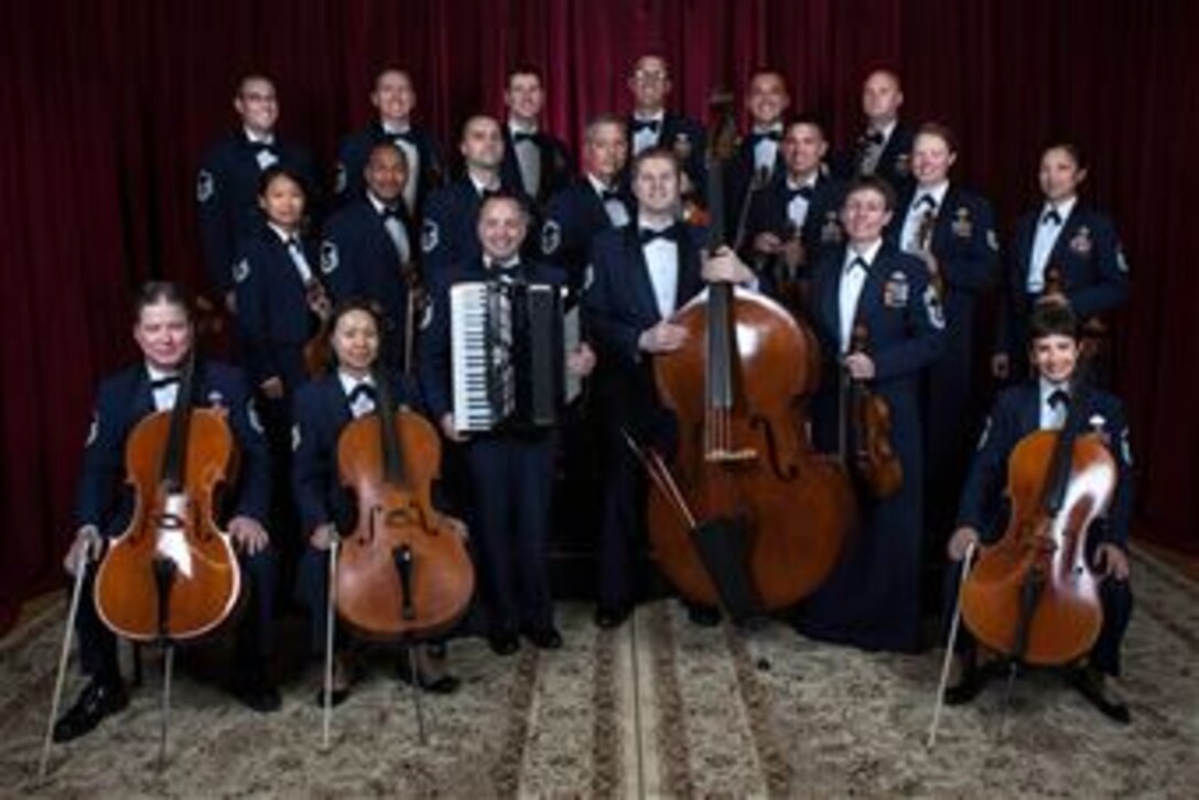 The Air Force Strings embark on a tour of New England on July 31. Check The
U.S. Air Force Band calendar for dates and times. (U.S. Air Force
photo/released)