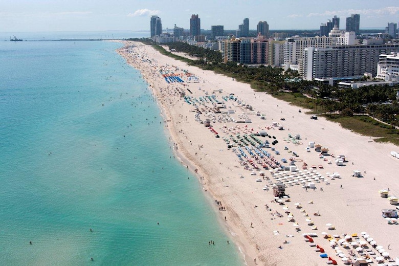 Renourished Miami-Dade County Beach