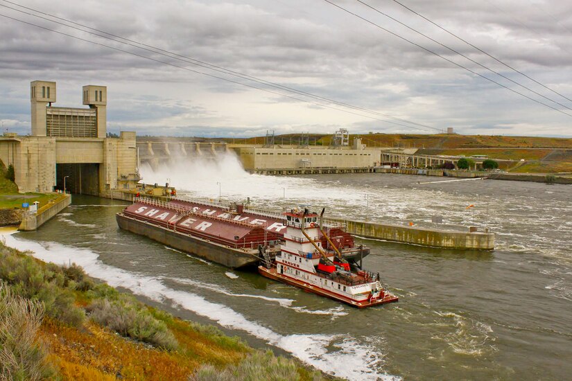 Ice Harbor Lock and Dam, near Burbank, Washington