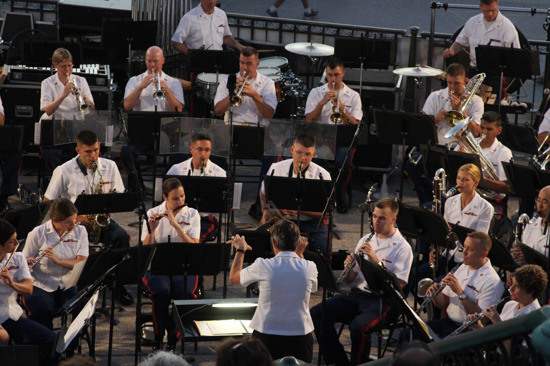 On Aug. 14, 2013, the Marine Band performed a Summer Fare concert at the U.S. Capitol. 