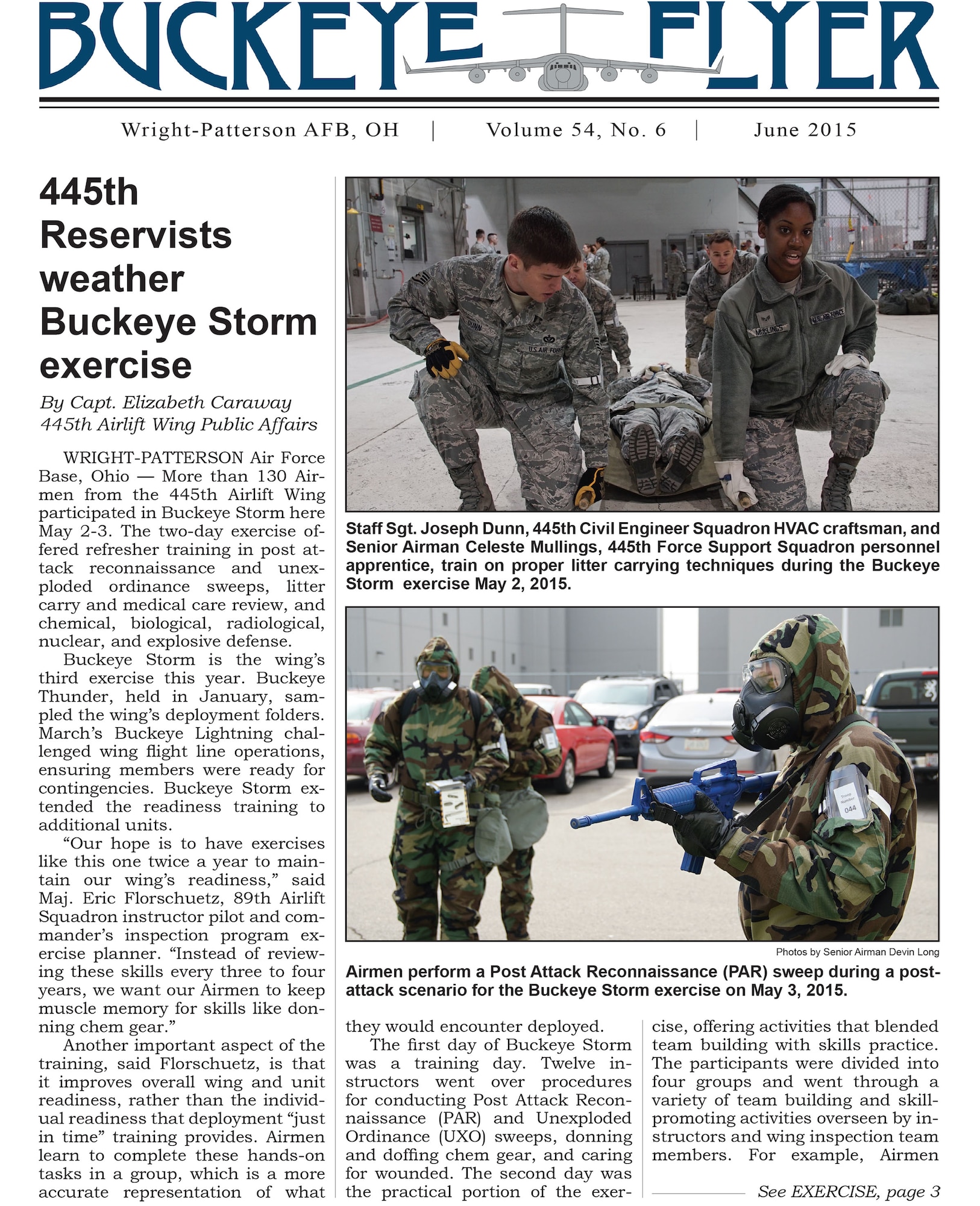 May issue of the Buckeye Flyer now available > 445th Airlift Wing