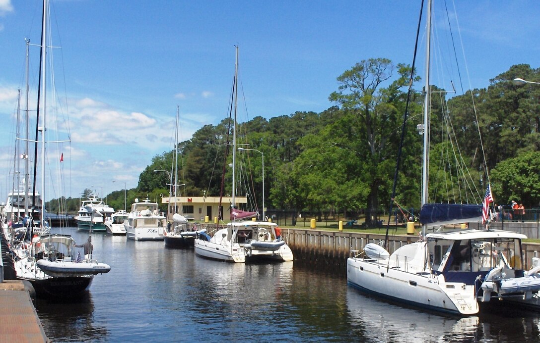 Great Bridge Lock, Chesapeake, Virginia.