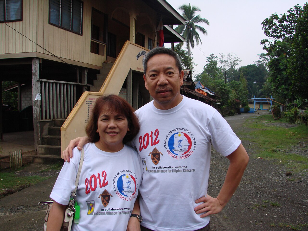 Air Force Master Sgt. Cesar Jurilla and his wife, Cora, travel annually to remote villages in the Philippines as a part of a medical mission with the Filipino ministry of California’s San Bernardino Roman Catholic diocese. Courtesy photo