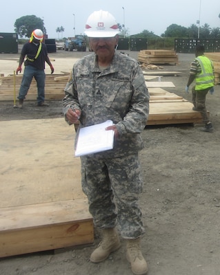 Angel Rivera, a Corps realty assistant, was one of two specialists from the South Atlantic Division’s Contingency Real Estate Support Team, or CREST, sent to hammer out leases and land-use agreements for Operation United Assistance, a humanitarian assistance mission aimed to combat the Ebola epidemic killing thousands of Liberians and paralyzing response efforts of the nation.