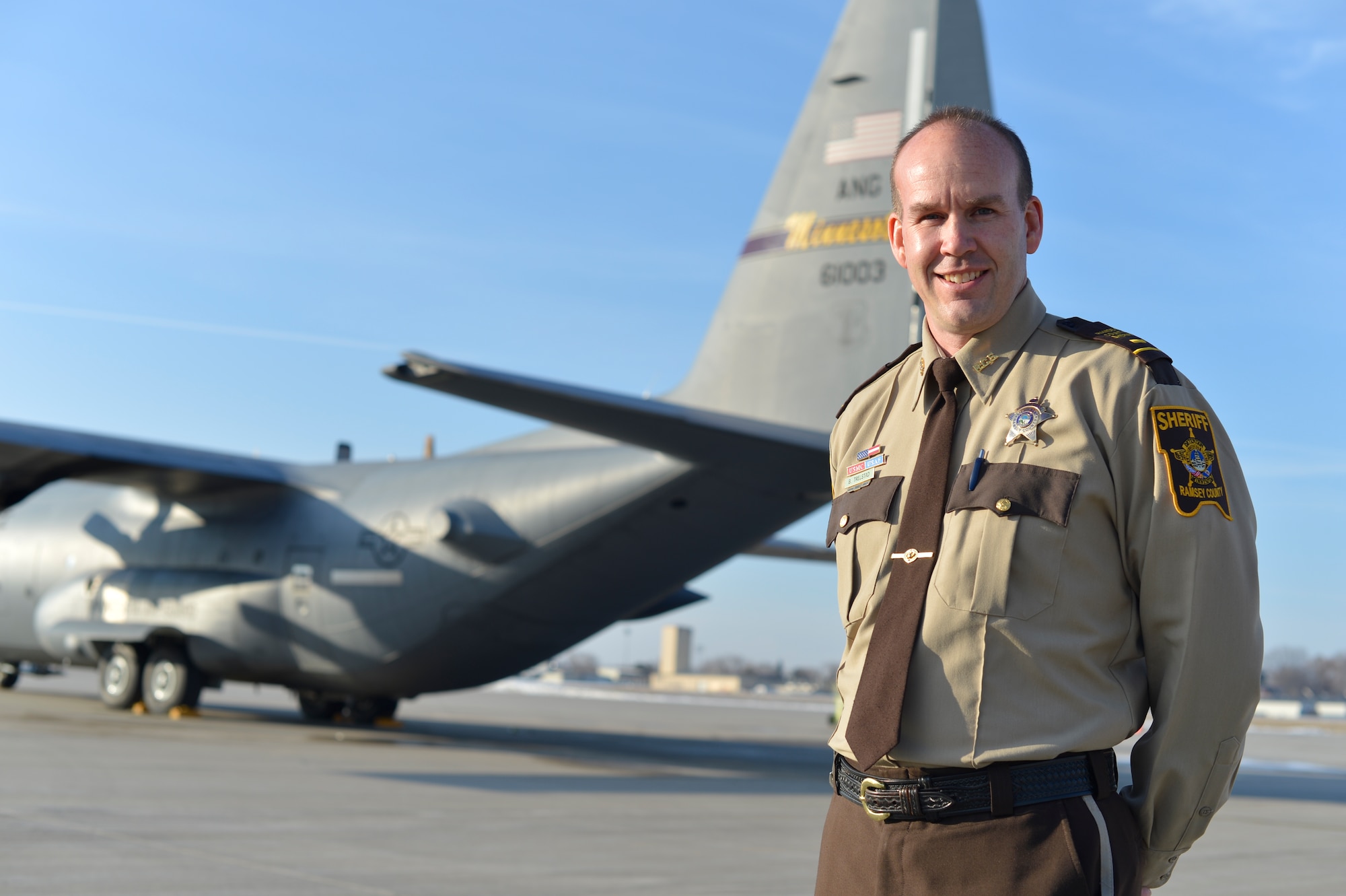 First Sergeant Trelstad is also a Ramsey County sheriff.