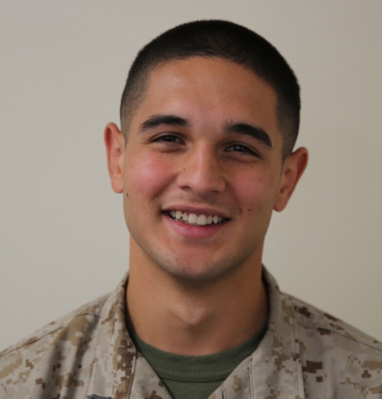 Sgt. Alejandro Bedoya, former public affairs chief, Headquarters Battalion, played division one soccer for Virginia Military Institute before joining the Marine Corps and currently has orders to Recruiting Station Oklahoma City as a marketing public affairs Marine.