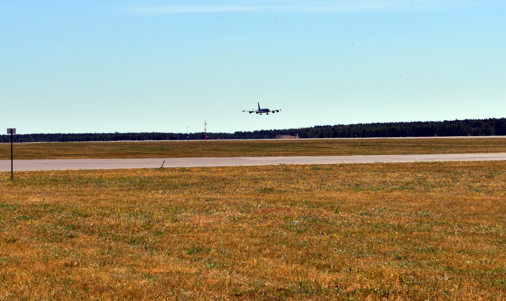 U.S. Air Force KC-135 Stratotankers from the 100th Air Refueling Wing arrive in Poland during BALTOPS 2015. BALTOPS is an annually recurring multinational exercise designed to enhance flexibility and interoperability, as well as demonstrate resolve of allied and partner forces to defend the Baltic region. (U.S Air Force photo by Senior Airman Michael Battles)