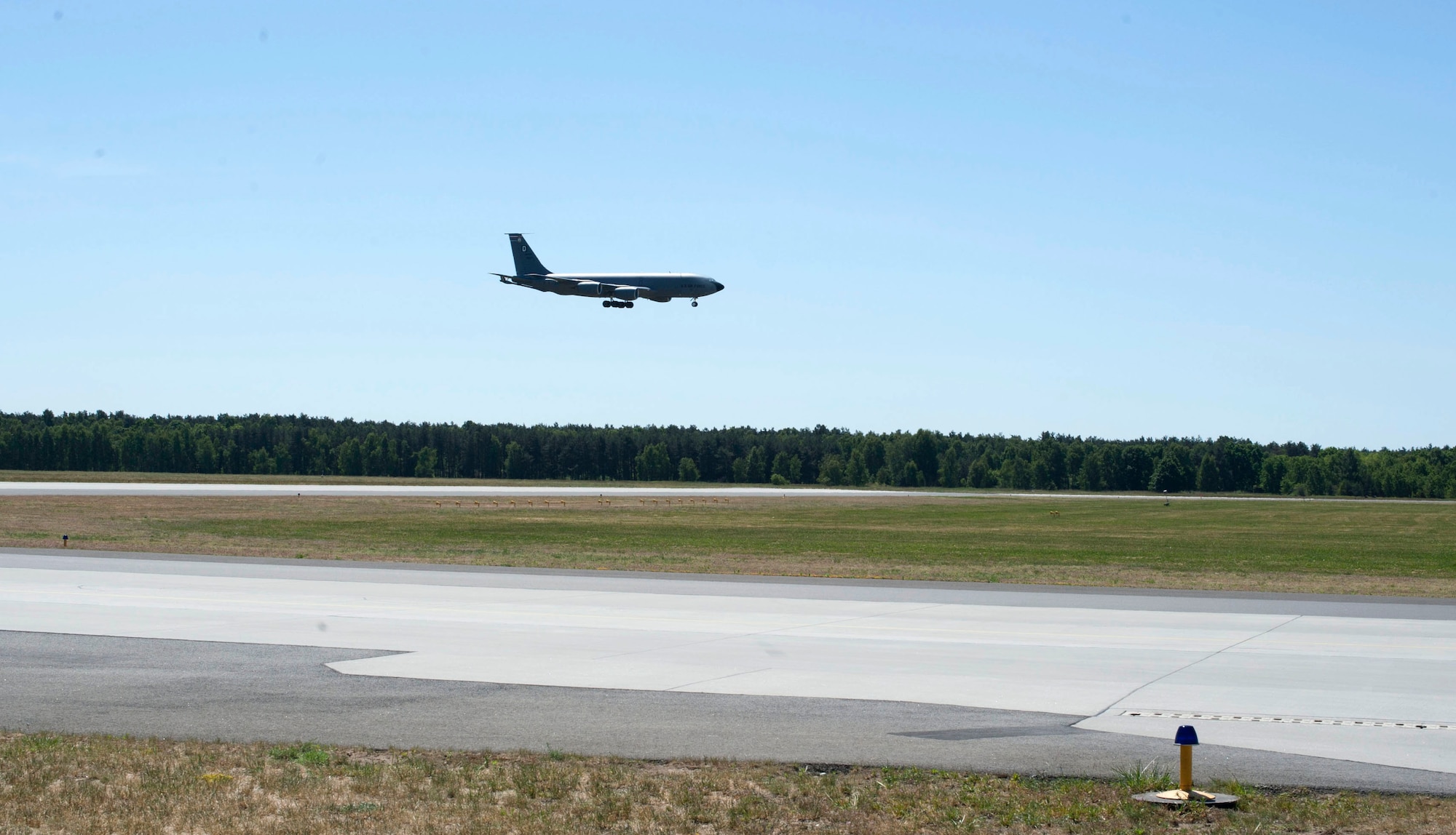 U.S. Air Force KC-135 Stratotankers from the 100th Air Refueling Wing arrive in Poland during BALTOPS 2015. BALTOPS is an annually recurring multinational exercise designed to enhance flexibility and interoperability, as well as demonstrate resolve of allied and partner forces to defend the Baltic region. (U.S Air Force photo by Senior Airman Michael Battles)