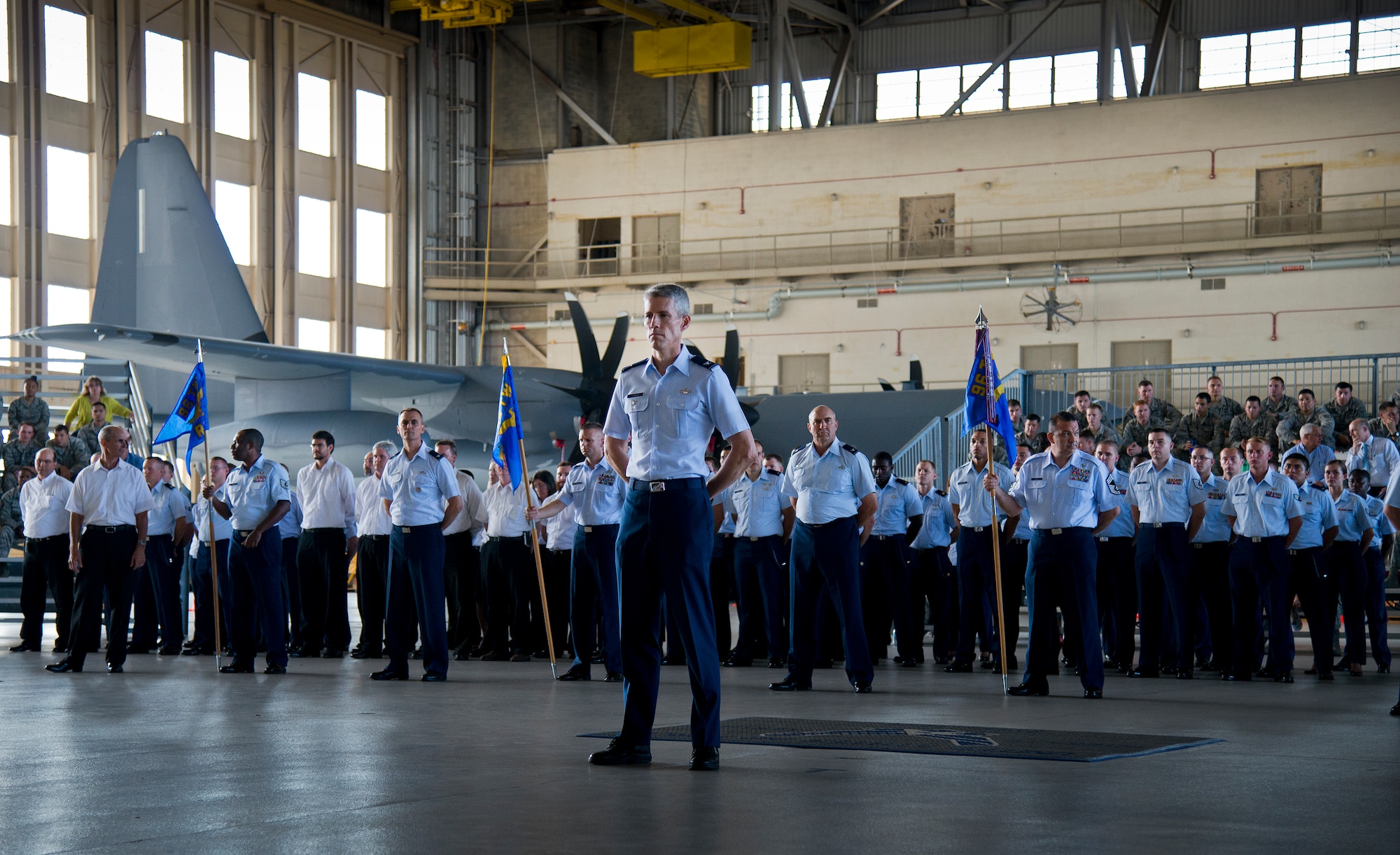 Col. Monte Cannon, the 96th Test Wing vice commander, stands in front of the group flights as the commander of troops prior to the change of command ceremony June 4 at Eglin Air Force Base, Fla.  Col. Christopher Azzano took the reins of the wing from Maj. Gen. David Harris, who leaves to take command of the Air Force Test Center.  (U.S. Air Force photo/Samuel King Jr.)