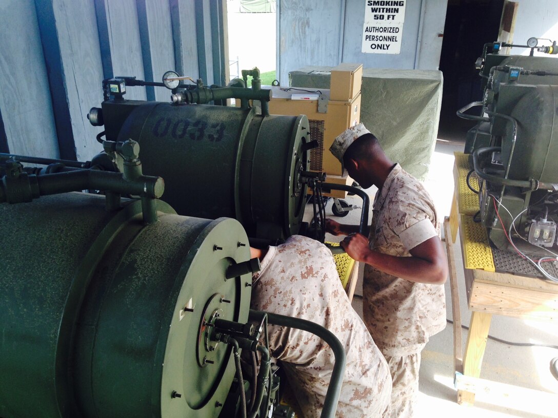 Marines from BEEEST 6-15 conduct practical application on M-80s.