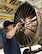 Bob Gianettino does “blue dying” on a TF33 engine’s fan blades to show they’ve been worked on. (Air Force photo by Kelly White/Released)