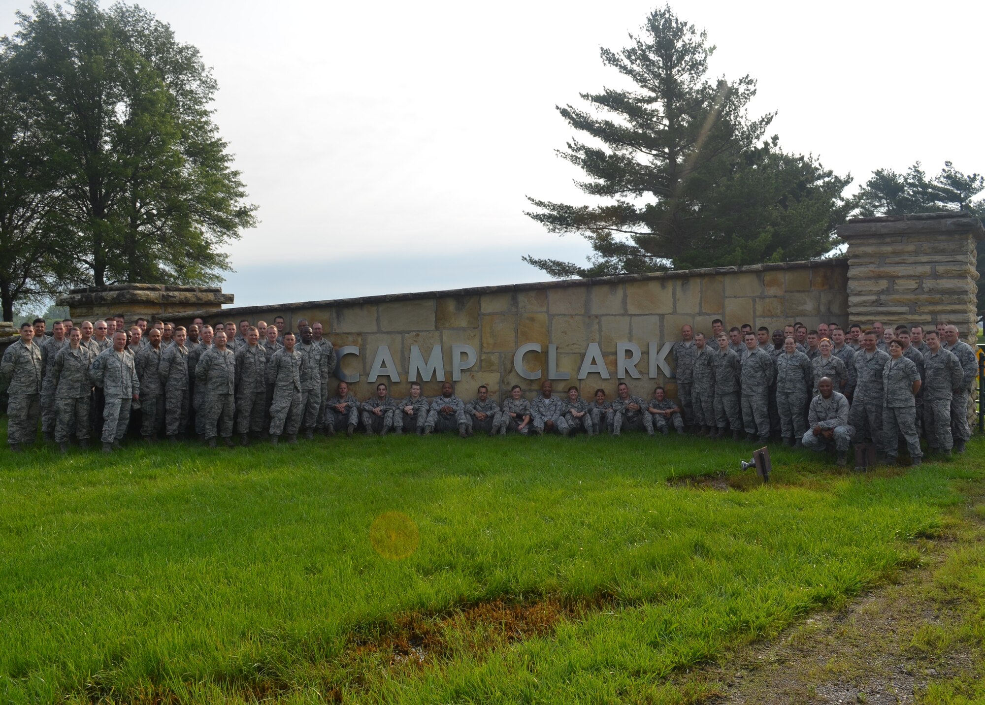 Citizen-Airmen of the 131st Bomb Wing practiced emergency response training at Camp Clark, Missouri, during early June 2015.  Their training included Humvee driving and rollover training, convoy operations, first aid and land navigation.  (U.S. Air National Guard photo by 2nd Lt. Justin Clark)