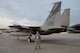 Master Sgt. Timothy Boysun, 43rd Auxiliary Maintenance Unit F-22 Support Section Flight Chief, stands next to aircraft 78511, one of the first airframes he worked on when he first joined the Air Force in 1999, during the Sentry Savannah 15-2 exercise. (U.S. Air National Guard photo by Staff Sgt. George Solis)