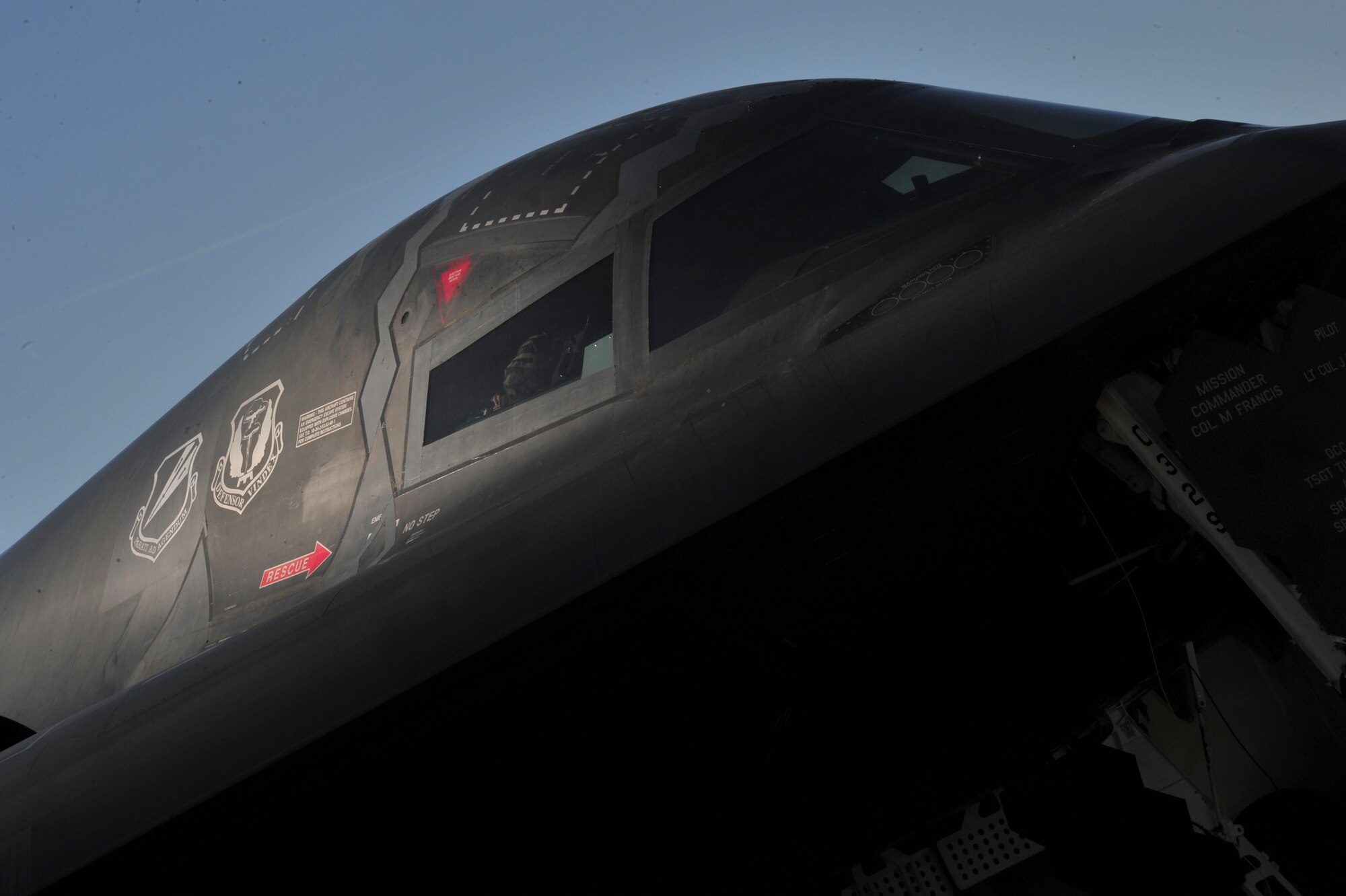 509th Aircraft Maintenance Squadron crew chiefs prepare a B-2 Spirit for a hot-pit refueling at Royal Air Force Fairford, England, June 7, 2015. This event also showcased the alliance between active duty and Air National Guard Airmen from the 131st Bomb Wing at Whiteman Air Force Base, MO, who coordinated the B-2’s presence in the European area of responsibility. (U.S. Air Force photo/Senior Airman Malia Jenkins)