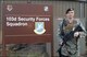 Staff Sgt. Steven Young assigned to the 103rd Security Forces Squadron poses for a photo-op at Bradley Air National Guard Base, East Granby, Conn. The Airman along with Staff Sgt. Brian Davies, Combat Arms Training and Maintenance Non-commissioned Officer in Charge, provided first responder emergency aid to a car accident victim during the unit’s May training assembly. (Photo courtesy of Tech. Sgt. Jessica Roy)