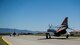 Two QF-4 Drones taxi onto the runway on June 3, 2015 at Holloman Air Force Base, N.M. Lieutenant. Col. Ronald King, 82nd Aerial Target Squadron, Detachment 1 commander, flew the QF-4 for the first time solo, making him the last pilot in the Air Force that learned to fly the QF-4. He was accompanied by James Harkins, a civilian pilot with the 82nd ATRS, Det 1, who also served as King’s instructor pilot at the U.S. Air Force Academy in the 1990s and at Luke Air Force Base, Ariz. in the early 2000s. (U.S. Air Force photo by Airman 1st Class Emily A. Kenney/Released)