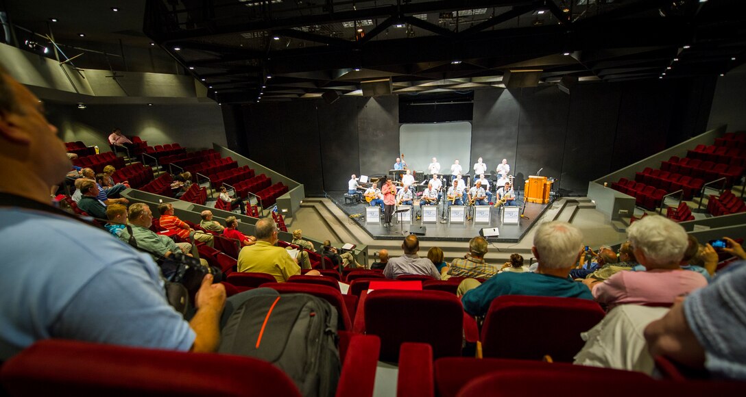 U.S. Air Force Band Airmen of Note members perform during the Great American Brass Band Festival at the Norton Center for the Arts in Danville, Ky., June 5, 2015. The band performed several songs with a Q-and-A session at the end. (U.S. Air Force photo by Staff Sgt. Chad C. Strohmeyer)(Released)