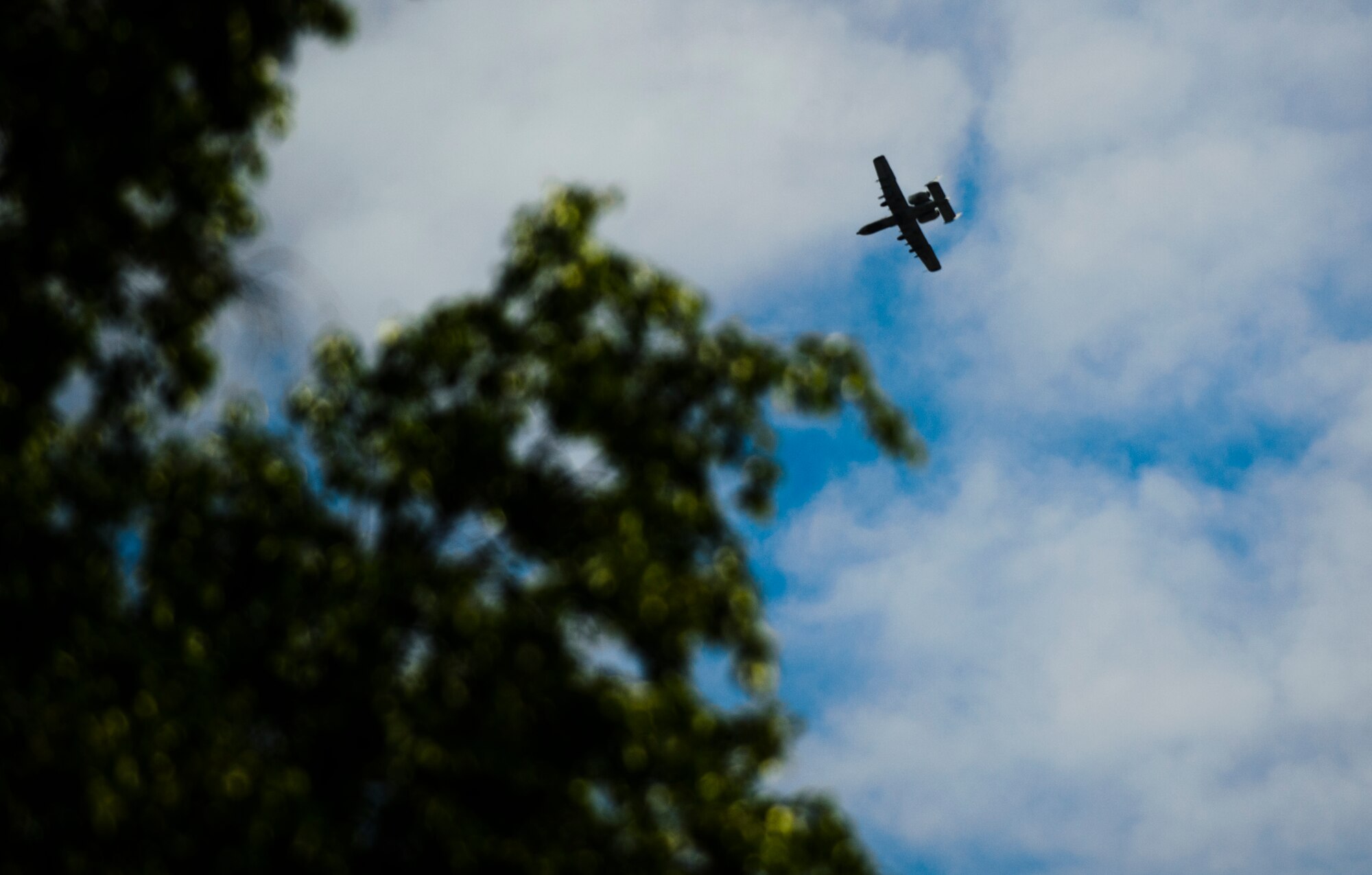 A-10 Thunderbolt II aircraft from the Maryland Air National Guard conducted a fly over during the opening ceremonies of Saber Strike 15 June 8, 2015, Adazi Training Area, Latvia. More than 6,000 service members are participating in Saber Strike 15 an annual multinational exercise designed to strengthen and develop interoperability and friendships between Baltic Area regions and NATO members to ensure regional security. (U.S. Air Force photo/ Staff Sgt. Armando A. Schwier-Morales)