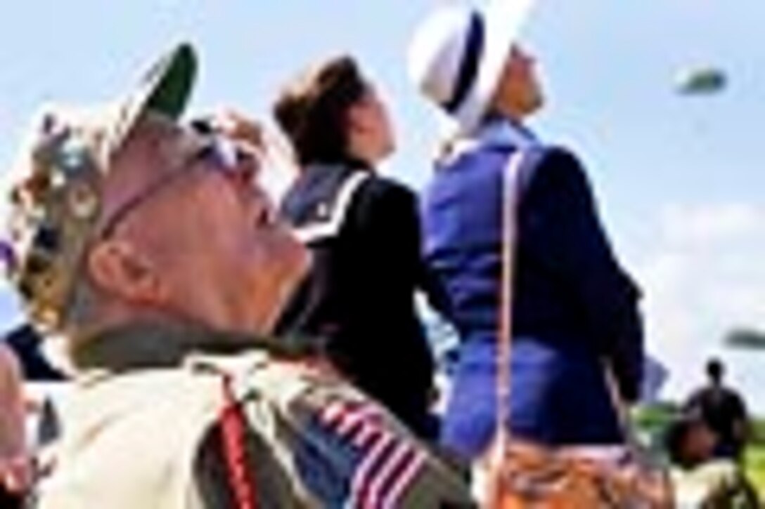 World War II Veterans Honor D-Day at Sainte Mere Eglise, Normandy