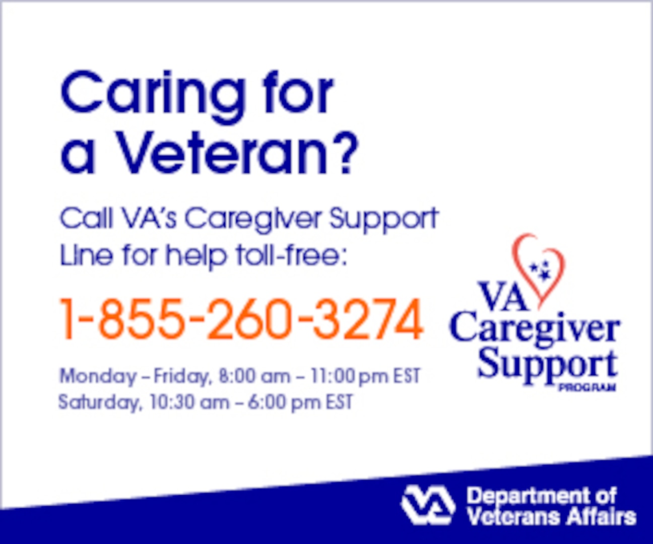Caring for a Veteran add.