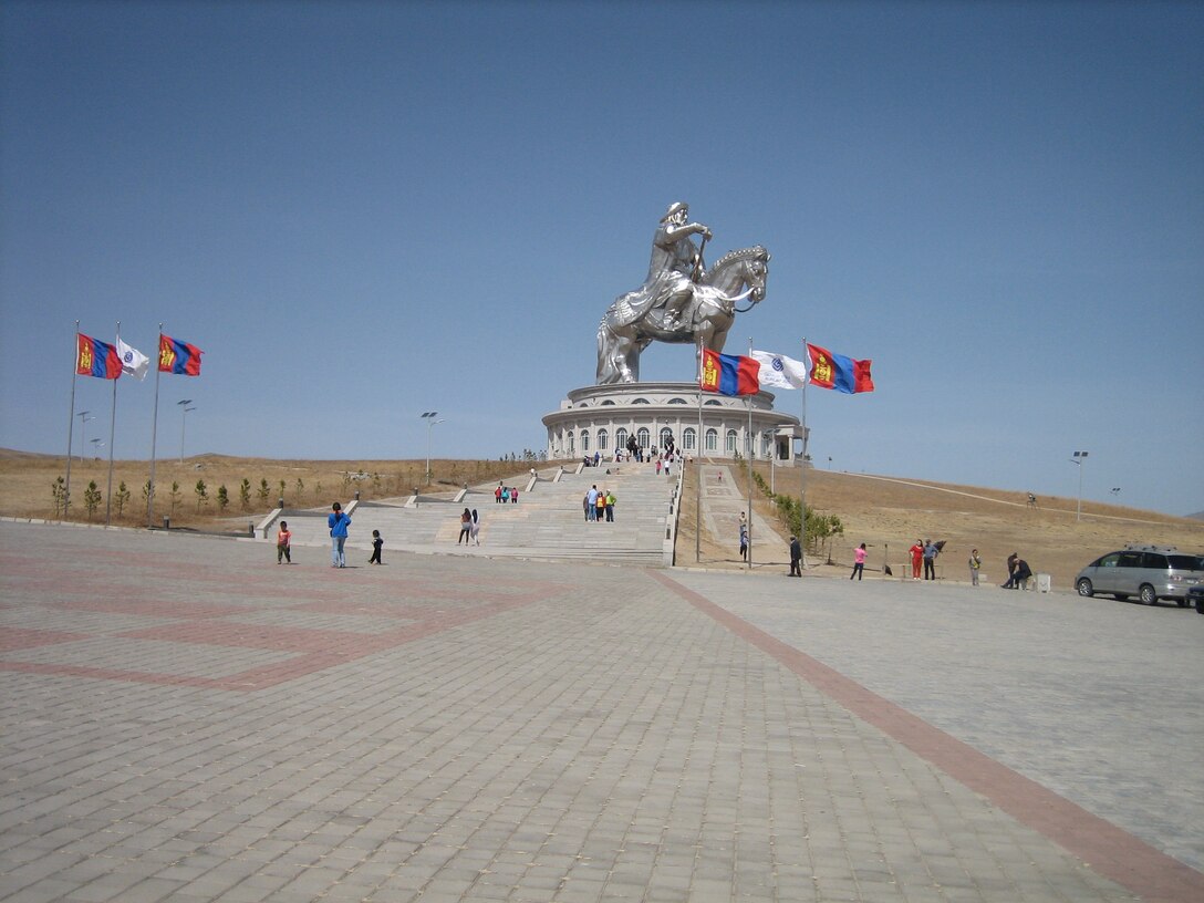 Chinggis Khan monument in Ulaanbaatar, Mongolia