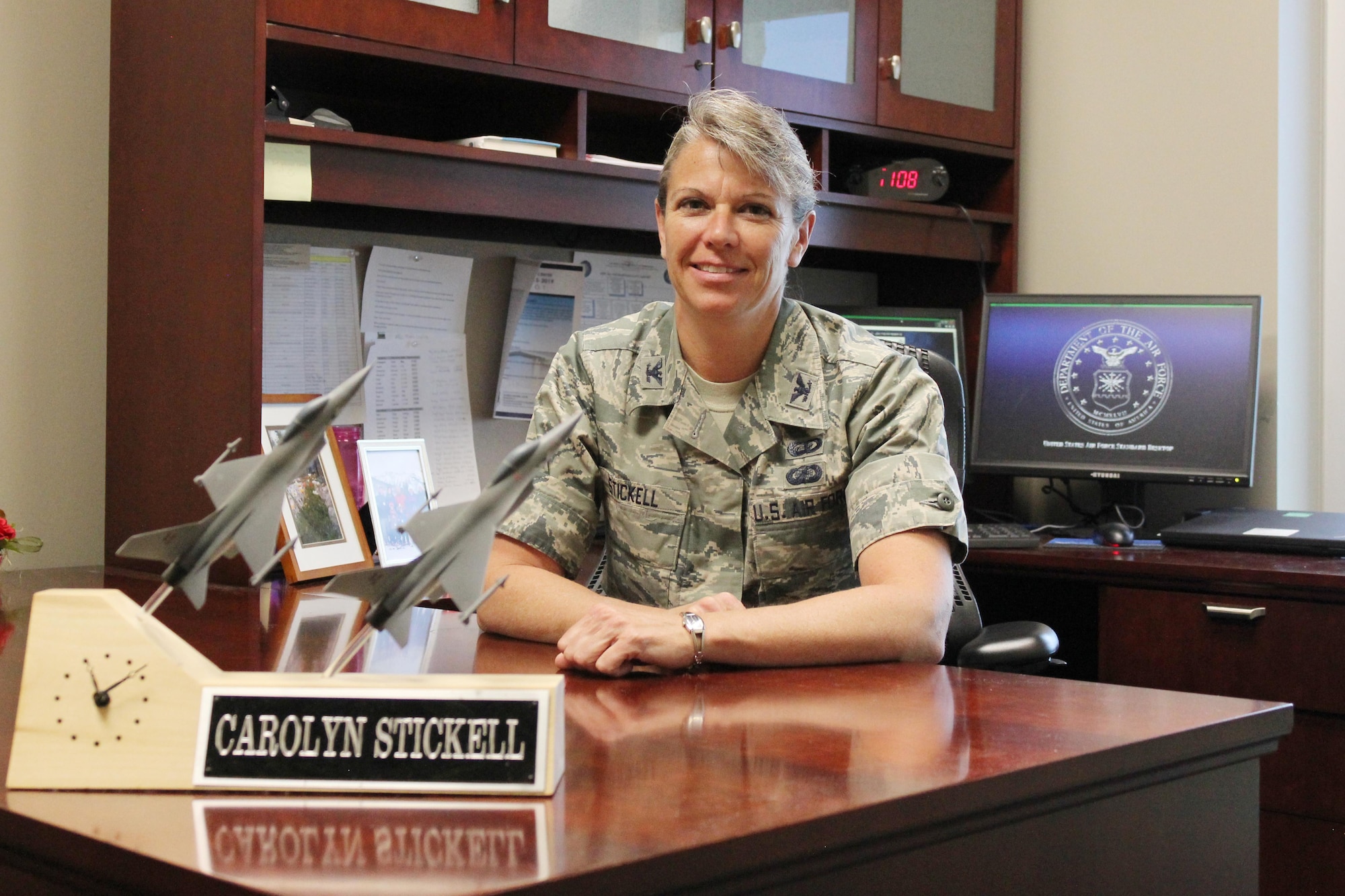 Col. Carolyn A. Stickell, the Individual Mobilization Augmentee to the HQ Air Reserve Personnel Center vice commander, is poised to assume command of HQ RIO, June 24. 