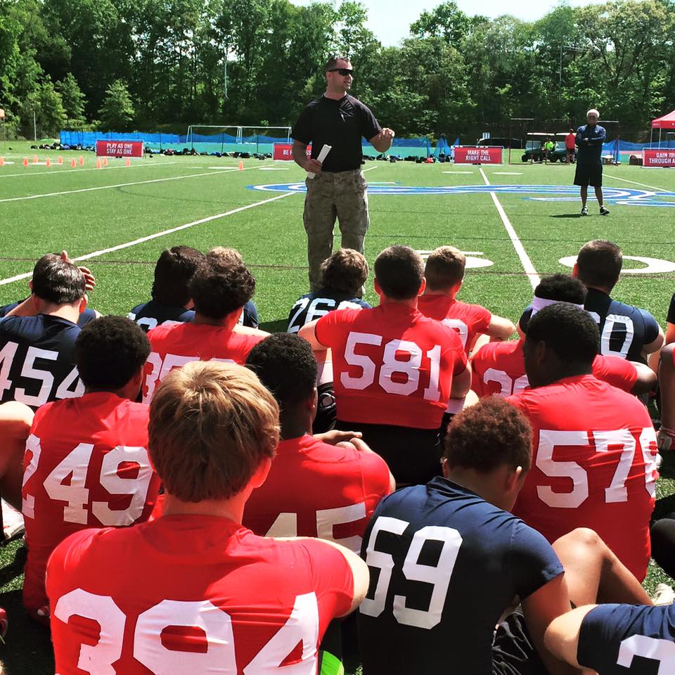 Marines Put New England High School Football Players Through Their