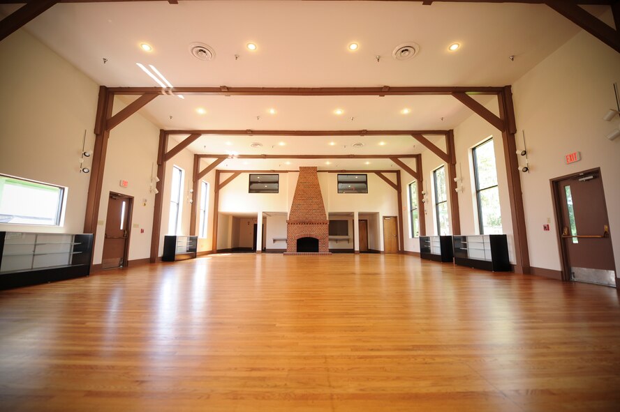 The heritage hall’s renovations are completed and the next step is to decorate the interior with historical memorabilia which will be on display for visitors to see here at Moody Air Force Base, Ga. The building will also be used for events such as: receptions, retirement ceremonies, farewell parties and more. (U.S. Air Force photo by Senior Airman Olivia Bumpers/Released