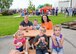 Technical Sergeant Nick Rohmiller and his family enjoy snow cones during the 132d Wing's Annual 2015 Family Day.  (U.S. Air National Guard photo by Senior Airman Michael J. Kelly/Released)