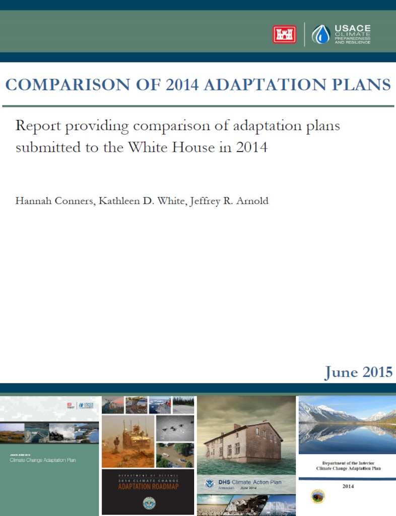 COMPARISON OF 2014 ADAPTATION PLANS